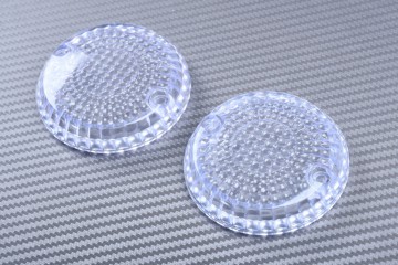 Pair of Front Turn Signals Lenses for many customs YAMAHA