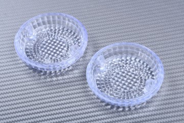 Pair of Front Turn Signals Lenses for many customs YAMAHA