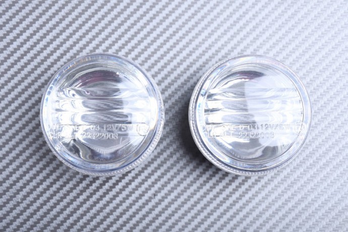 Pair of Rear Turn Signals Lenses SUZUKI INTRUDER 800 1500 1600 1800 VOLUSIA MARAUDER BOULEVARD 2001 - 2018 2001 - 2011
