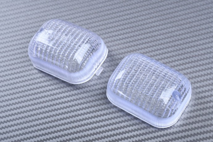 Pair of Rear Turn Signals Lenses BENELLI 491 / ITALJET / MALAGUTI CR1 PHANTOM