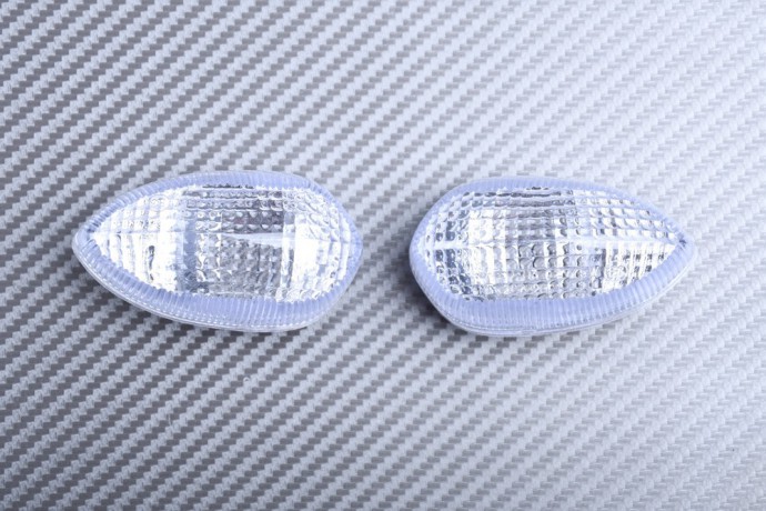 Pair of Rear Turn Signals Lenses Many YAMAHA