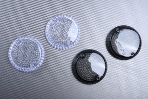 Paire de caches clignotants arrière KAWASAKI ZEPHYR / ELIMINATOR / VULCAN VN / W650 / W800