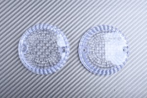Pair of Rear Turn Signals Lenses KAWASAKI ZEPHYR / ELIMINATOR / VULCAN VN / W650 / W800