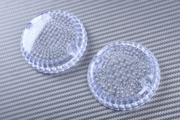 Pair of Rear Turn Signals Lenses KAWASAKI ZEPHYR / ELIMINATOR / VULCAN VN / W650 / W800