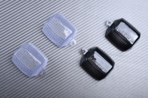 Paar Blinkerkappe Hinten KAWASAKI ZX6R ZX7R ZX9R 1994 - 2002 / ZXR 400 750 / ZZR 250