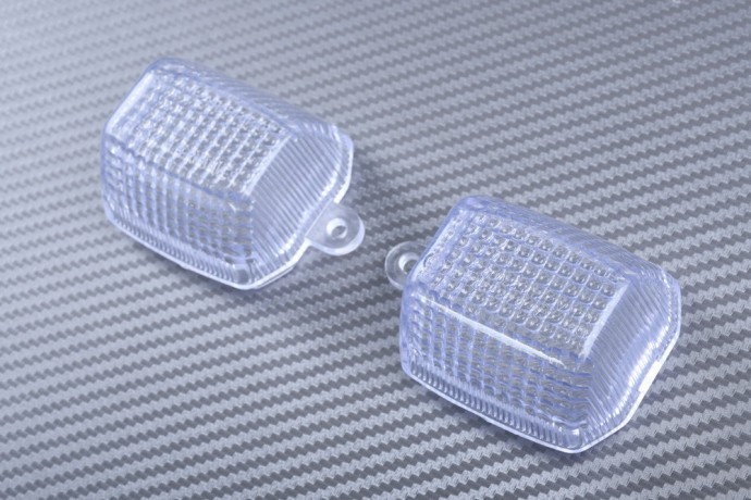 Pair of Rear Turn Signals Lenses KAWASAKI ZX6R ZX7R ZX9R 1994 - 2002 / ZXR 400 750 / ZZR 250