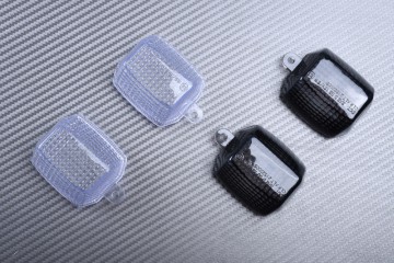 Paire de caches clignotants arrière KAWASAKI ZR7 N & S / GPX 250 / GPZ 500 / KLE 500 / KLR 650