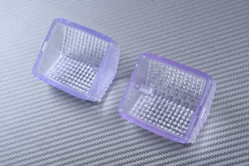 Pair of Front Turn Signals Lenses HONDA AFRICA TWIN 650 750 / DOMINATOR / CB 125 250 500 / XLR