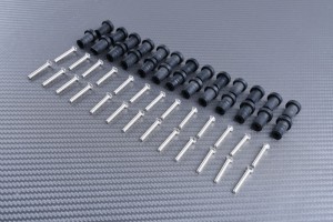 Set poggiapiedi anteriori + posteriori YAMAHA NMAX 125 155 2020 - 2021