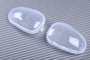 Pair of Rear Turn Signals Lenses APRILIA / TRIUMPH / GILERA / MOTO GUZZI