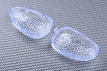 Pair of Rear Turn Signals Lenses APRILIA / TRIUMPH / GILERA / MOTO GUZZI
