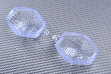 Pair of Rear Turn Signals Lenses SUZUKI BANDIT 600 1200 / SV 650 1000 2003+ / GSXR 600 750 1000 / VSTROM 650 1000 / DRZ 400