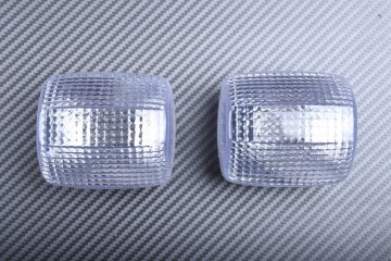Pair of Rear Turn Signals Lenses HONDA CBR 900RR / VFR 400 750 / NTV 600 650 / CB 350 400 450 / XBR 500 / NR 750