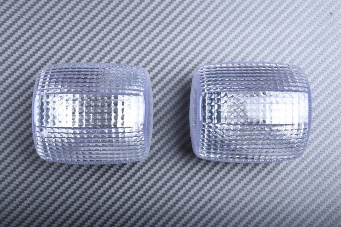 Pair of Rear Turn Signals Lenses HONDA CBR 900RR / VFR 400 750 / NTV 600 650 / CB 350 400 450 / XBR 500 / NR 750