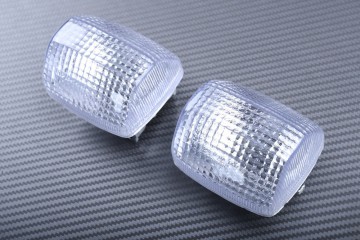 Pair of Rear Turn Signals Lenses HONDA CBR 900RR / VFR 400 750 / NTV 600 650 / CB 350 400 450 / XBR 500 / NR 750