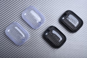 Pair of Rear Turn Signals Lenses CAGIVA MITO / PLANET / SUPERCITY 125 / RAPTOR V-RAPTOR 650 1000 / CANYON 500 600