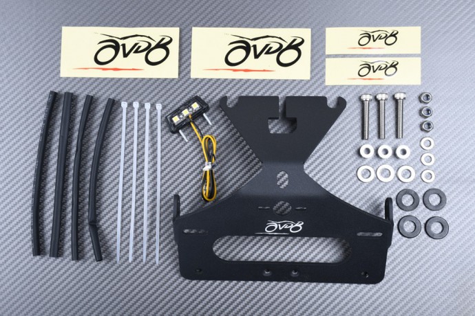 Support de plaque spécifique AVDB APRILIA RSV4 / TUONO V4 / RS4 50 125 / Caponord