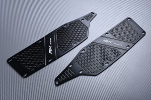 Set poggiapiedi anteriori + posteriori KYMCO AK 550 2017 - 2020