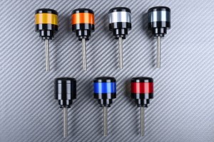 Pair of bar end caps specific for many HONDA