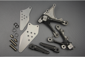 Pareja de estriberas reposapiés delanteras KAWASAKI ZX6R 636 05 / 08