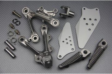 Pareja de estriberas reposapiés delanteras KAWASAKI ZX6R 636 2009 - 2021