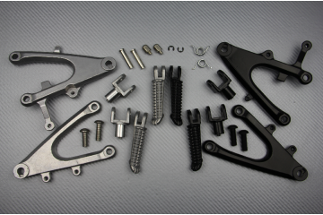 Pareja de estriberas reposapiés delanteras Yamaha R1 04 / 06