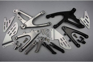 Pareja de estriberas reposapiés delanteras Yamaha R1 07 / 08