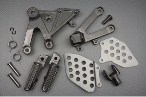 Pareja de estriberas reposapiés delanteras Honda 600RR 03 / 06