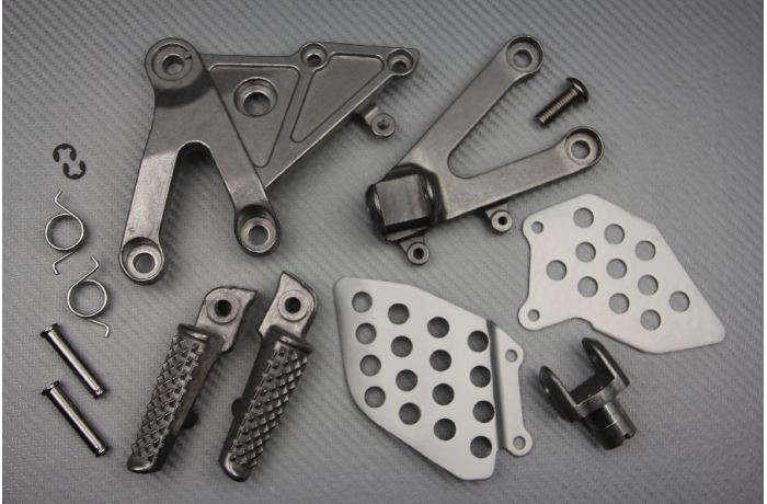 Pareja de estriberas reposapiés delanteras Honda 600RR 03 / 06