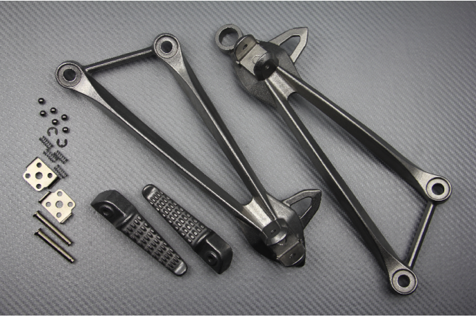 FUẞRASTENANLAGE HINTEN KAWASAKI ZX6R 636 09 / 20 & ZX10R 08 / 10