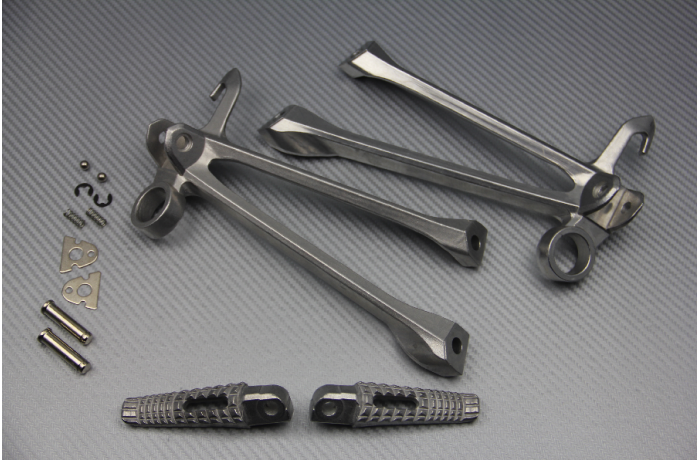 Rear Footrest Bracket for SUZUKI GSX-R 1000 2007 - 2015 DUAL EXHAUST