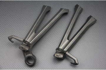 FUSSRASTENANLAGE HINTEN SUZUKI GSXR 600 750 11 / 16 & GSXR 1000 07 / 16 EIN AUSPUFFROHR