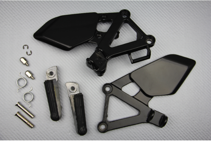 Pareja de estriberas reposapiés delanteras Honda CBR 250 88 / 89