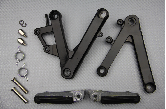 Pareja de estriberas reposapiés delanteras Honda CBR 250 90 / 97