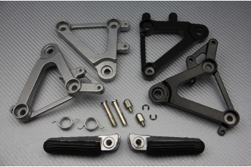 Pareja de estriberas reposapiés delanteras Honda CBR 400 88 / 89