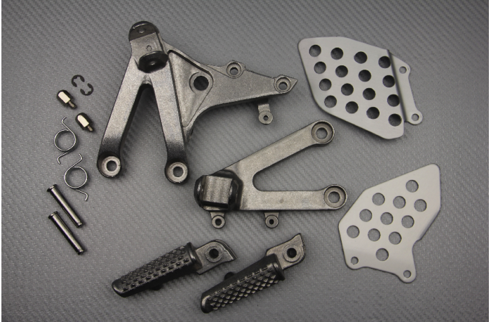 Pareja de estriberas reposapiés delanteras Honda 600RR 07 / 22