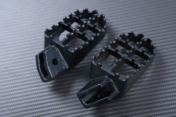 Pair of dirtbike footrests SUZUKI RM 80 1993 - 2001
