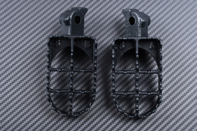 Paire de Repose-pieds Cross HONDA XR & CRF 50 / 70 / 80 / 100 / 150 R / F 1985 - 2009
