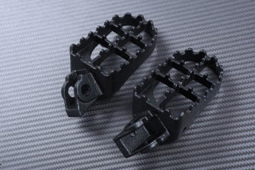 Pair of dirtbike footrests SUZUKI RM 65 / 100 2003 - 2007