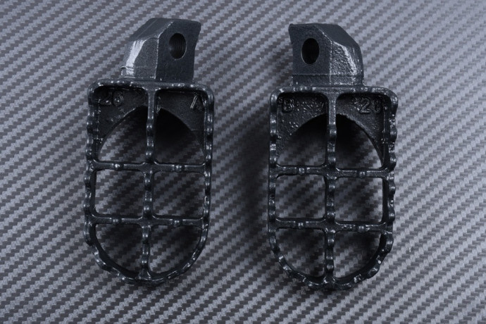 Paar Fußrasten KAWASAKI KX / KDX 125 / 200 / 250 / 500 1988 - 2006