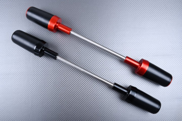 Pair of Teflon Protection Sliders DUCATI StreetFighter / HyperMotard / Multistrada / Monster 2004 - 2016