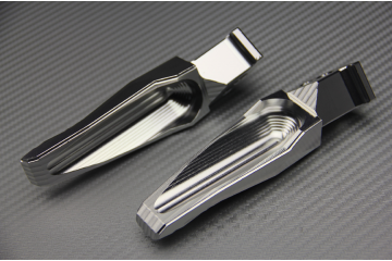 Pair of Rear Anodized Footpegs for many YAMAHA