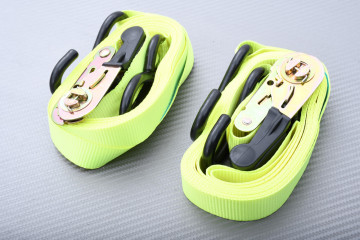 2X Tie down strap with ratchet