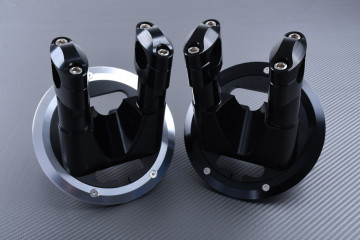 Kit Riser / Pontets pour adaptation Guidon sur YAMAHA TMAX 500 / 530 / 560 2008 - 2021
