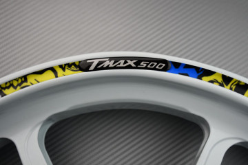 Motorrad Felgenrandaufkleber YAMAHA - Logo TMAX 500