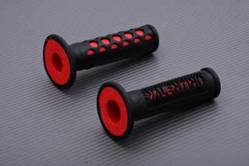 Pair of Rubber Handlebar Grips 22 / 24mm