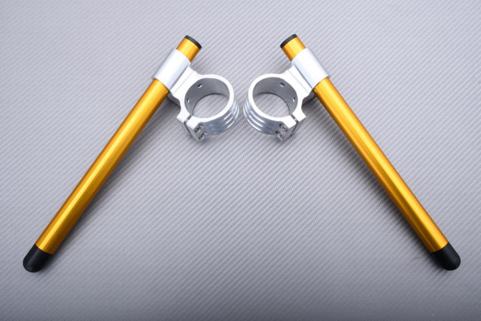 Pair of High rise clip-on handlebars 50 mm