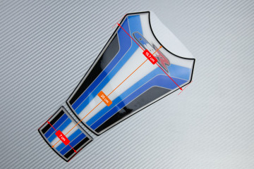 Protection adhésive pour réservoir SUZUKI GSR - Design 1