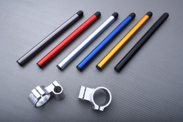 Pair of High rise clip-on handlebars 33 mm