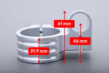 Paar erhöhte Stummellenker 46 mm